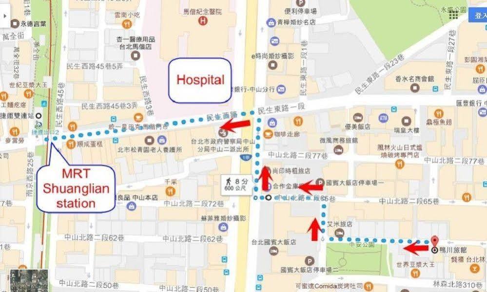 Gawa Hotel 타이베이 외부 사진